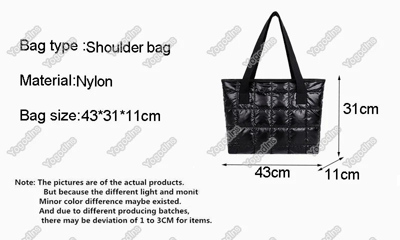 Large capacity casual shoulder bags 4 Colours