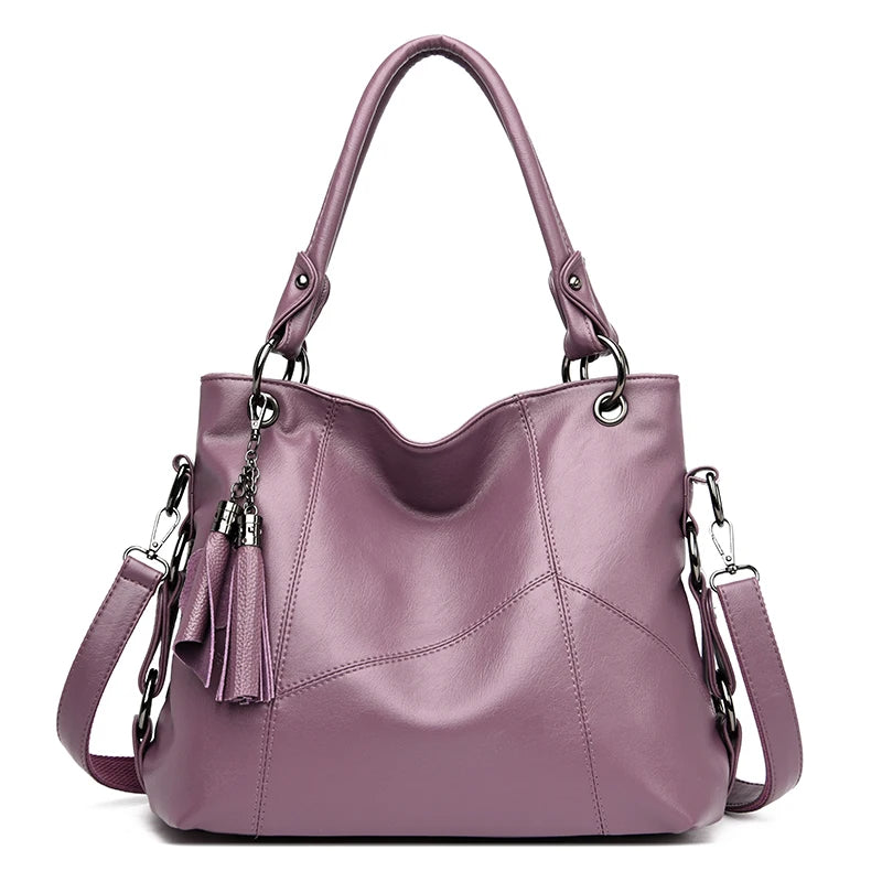 Large capacity leather bag 4 Colors