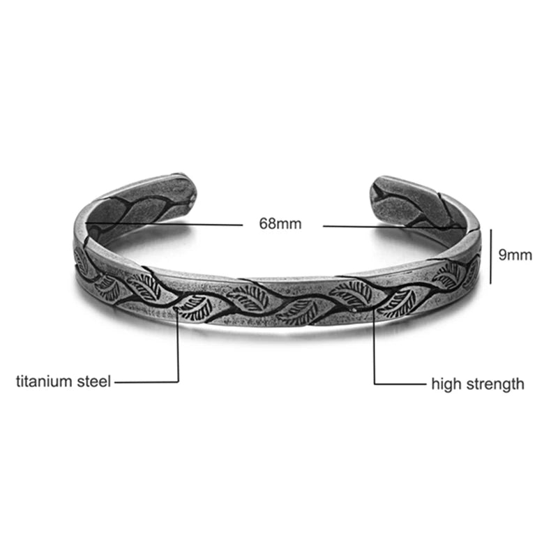 Viking style titanium steel bracelets Variants