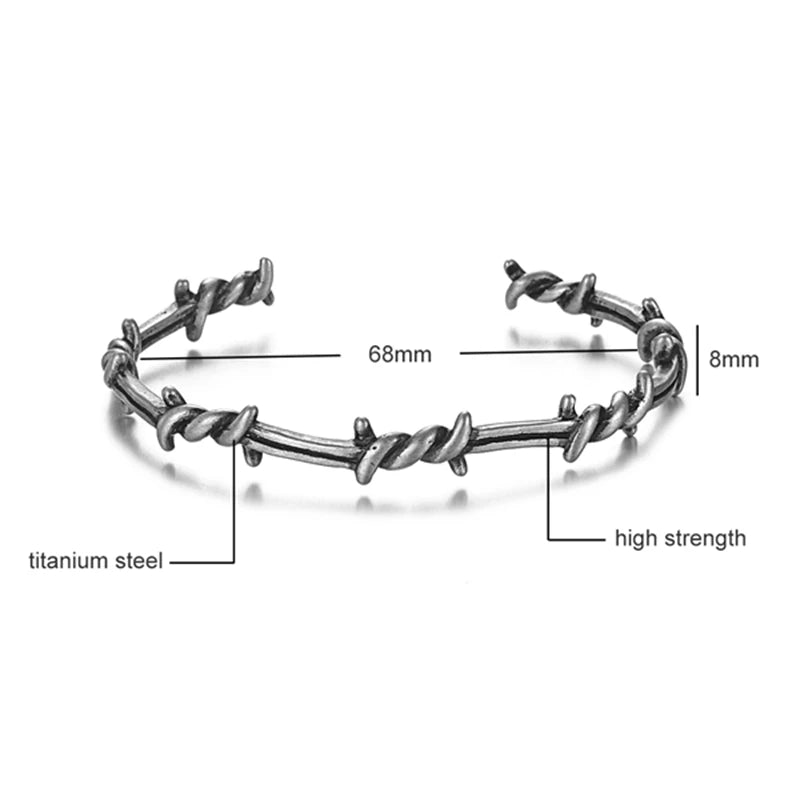 Viking style titanium steel bracelets Variants