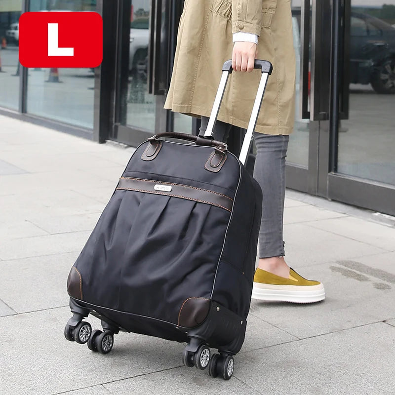 Waterproof nylon rolling suitcase 10 Colours/ 2 Lengths