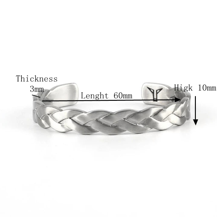 Viking style titanium steel bracelets Variants