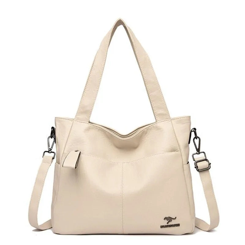 Top handle leather bags 3 Colors