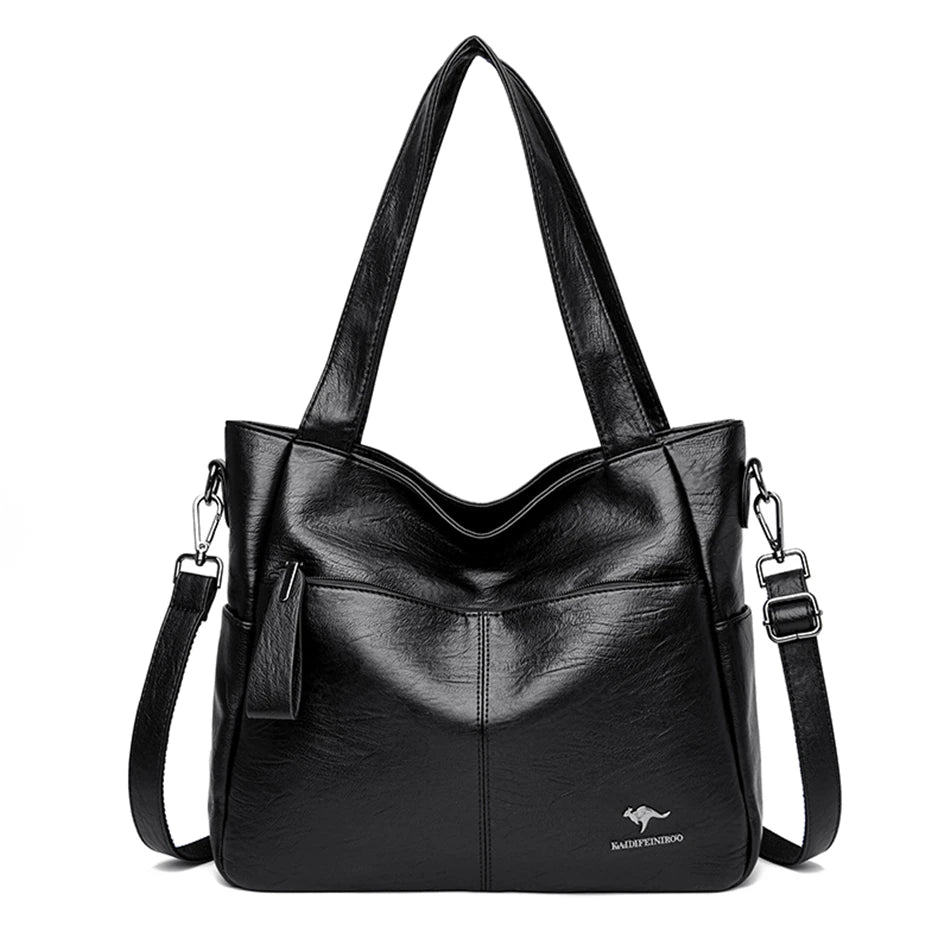 Top handle leather bags 3 Colors