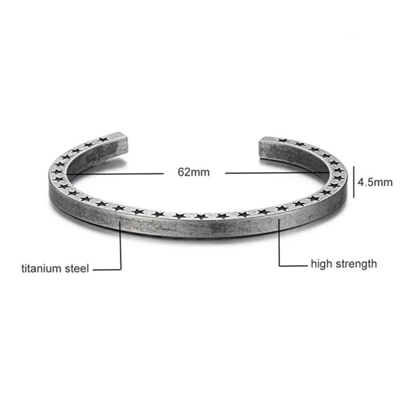 Viking style titanium steel bracelets Variants