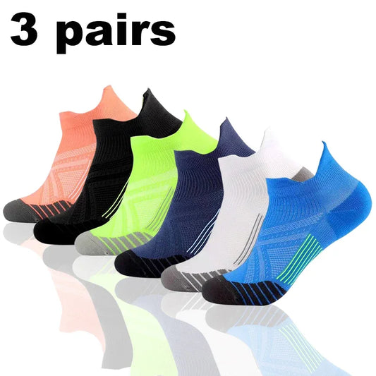 1/3/5 Pairs Compression Sports Socks Ankle Protection 18 Varieties /34-46