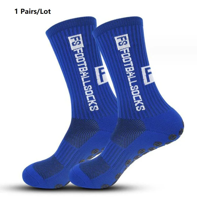 1 Pair of Non-Slip Soccer Socks 11 COLORS /38-46