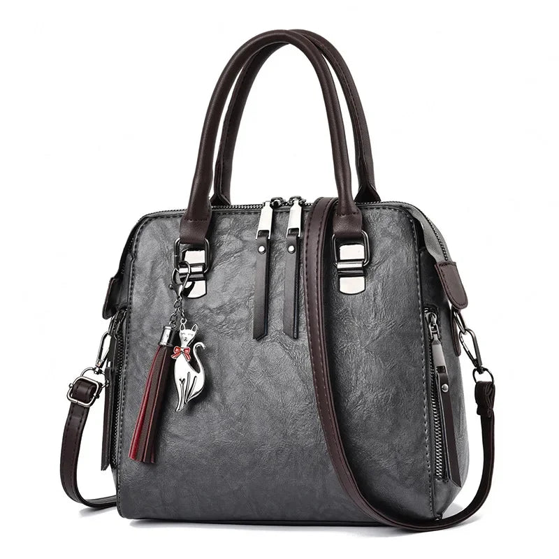 Vintage Leather Handbags 6 COLORS