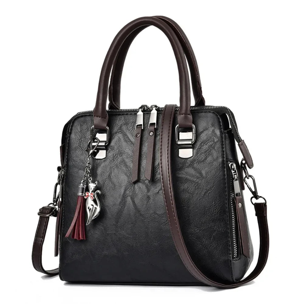 Vintage Leather Handbags 6 COLORS