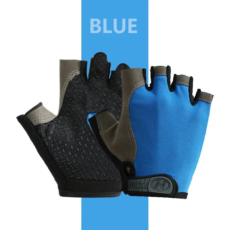 Half finger gym fitness gloves non-slip 4 COLORS /L-XL