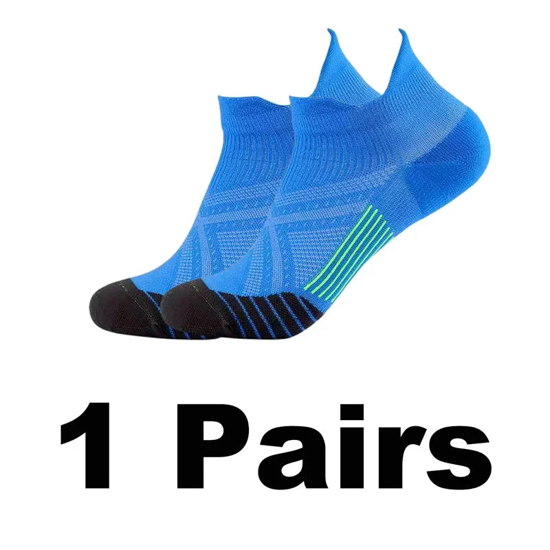 1/3/5 Pairs Compression Sports Socks Ankle Protection 18 Varieties /34-46