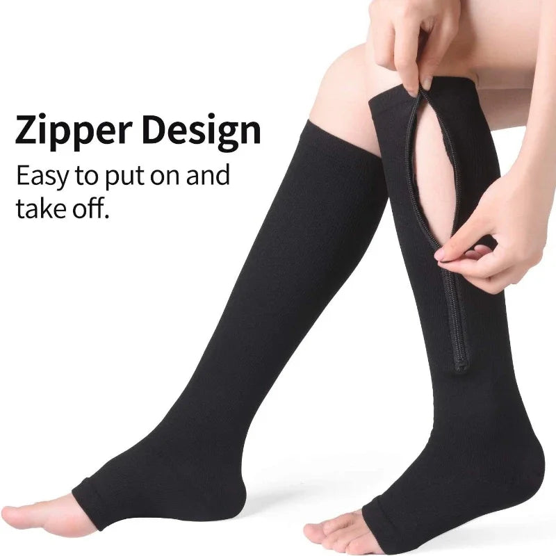 High elasticity nylon compression stocking 2 COLORS /S-XL