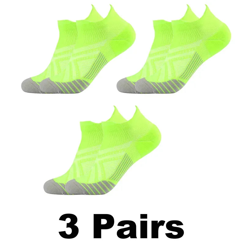 1/3/5 Pairs Compression Sports Socks Ankle Protection 18 Varieties /34-46