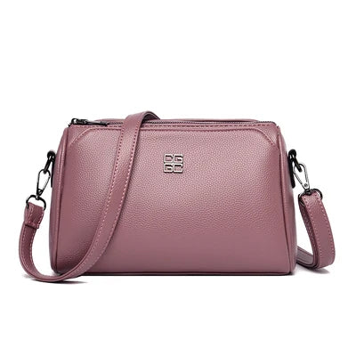 Solid Color PU Leather Handbags 4 COLORS