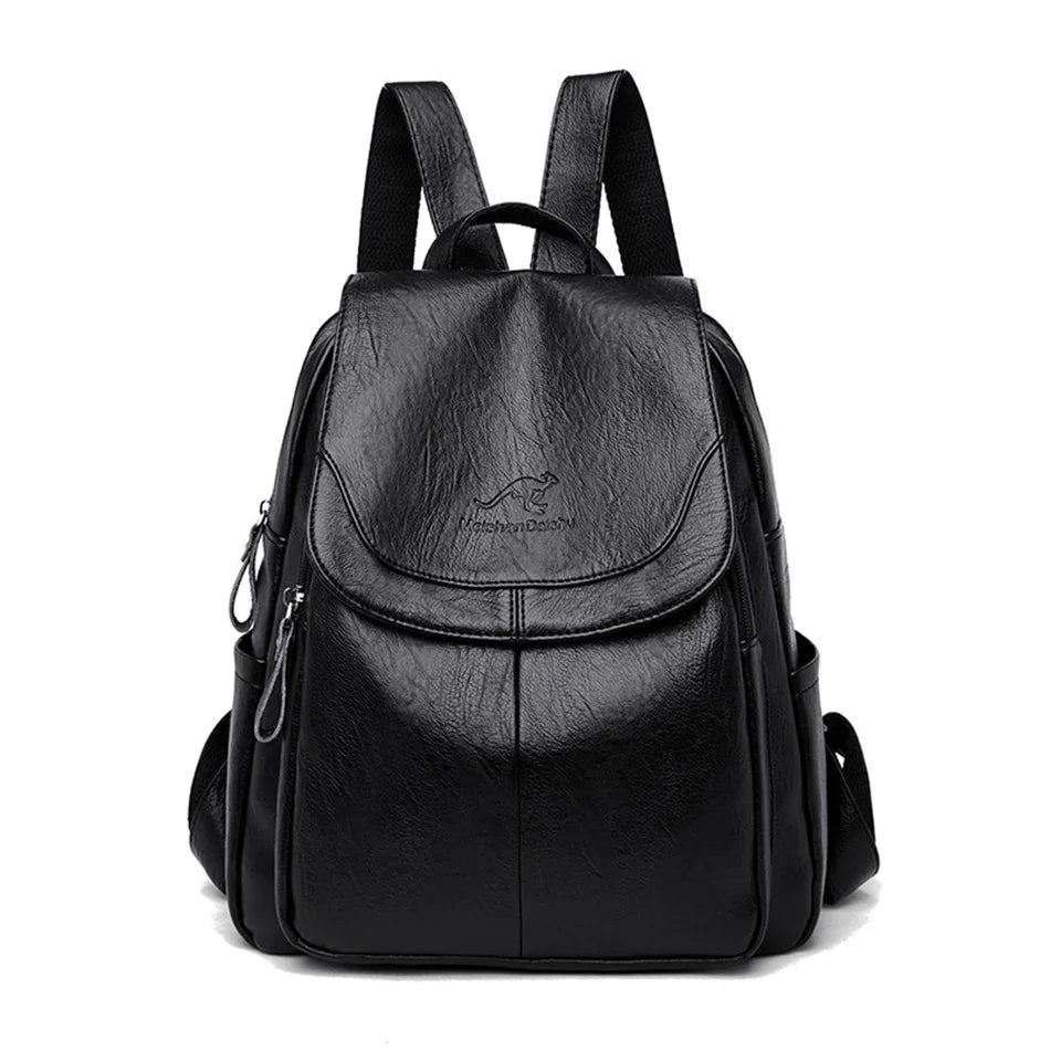 Women's Leather Backpack 3 Colors