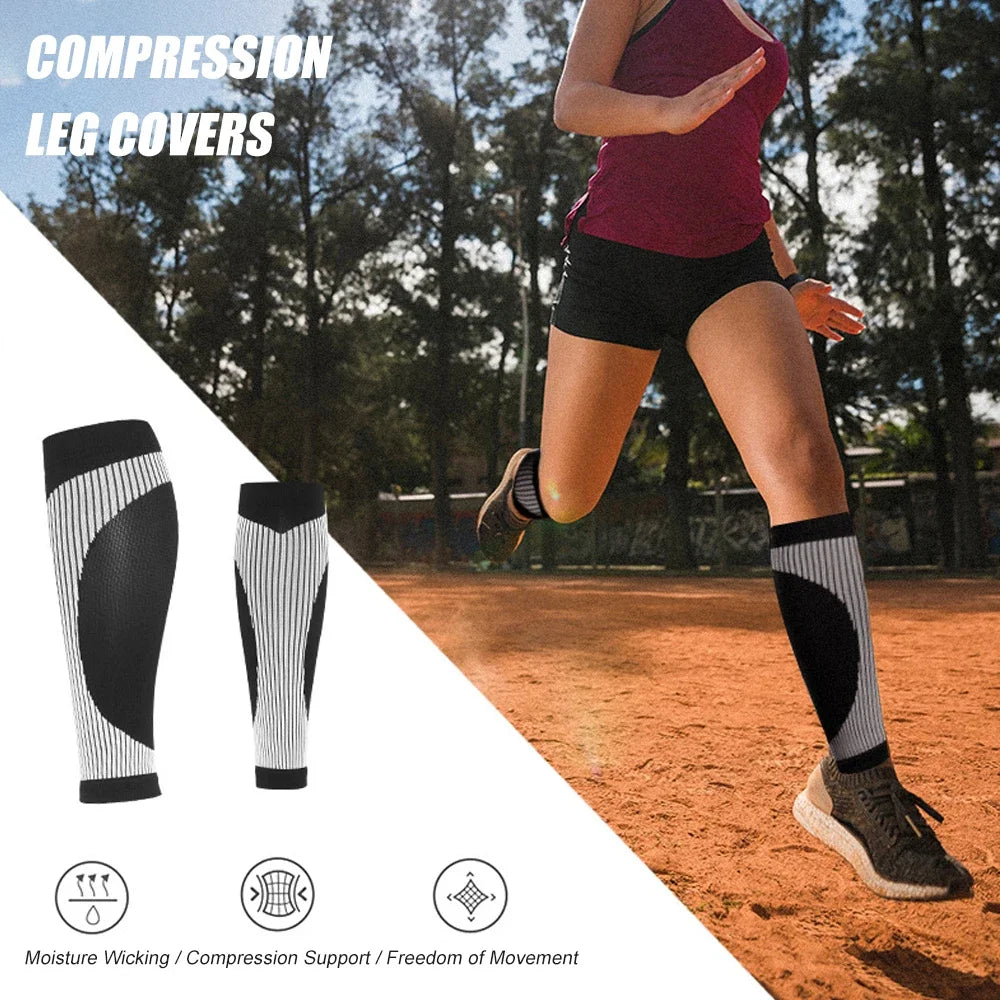 1 Pair of Calf Compression Sleeves 2 Colors /S-XL