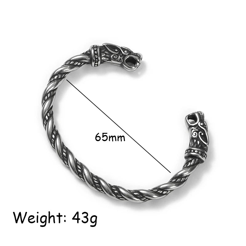 Viking style titanium steel bracelets Variants