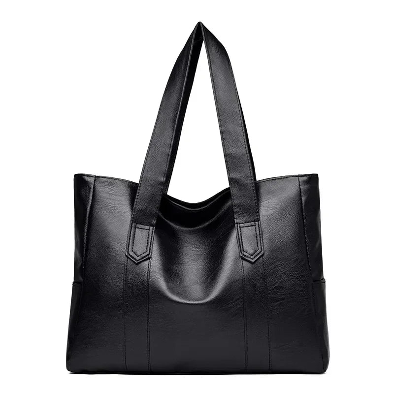 Classic soft leather large bag 4 Colors