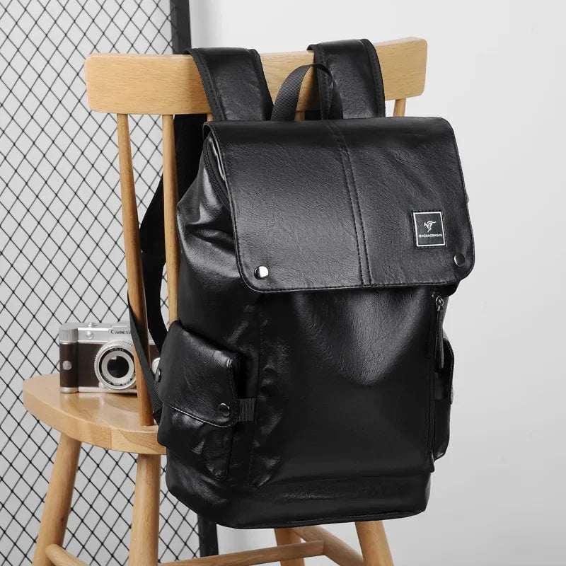 PU Leather Executive Laptop Backpack 2 Options