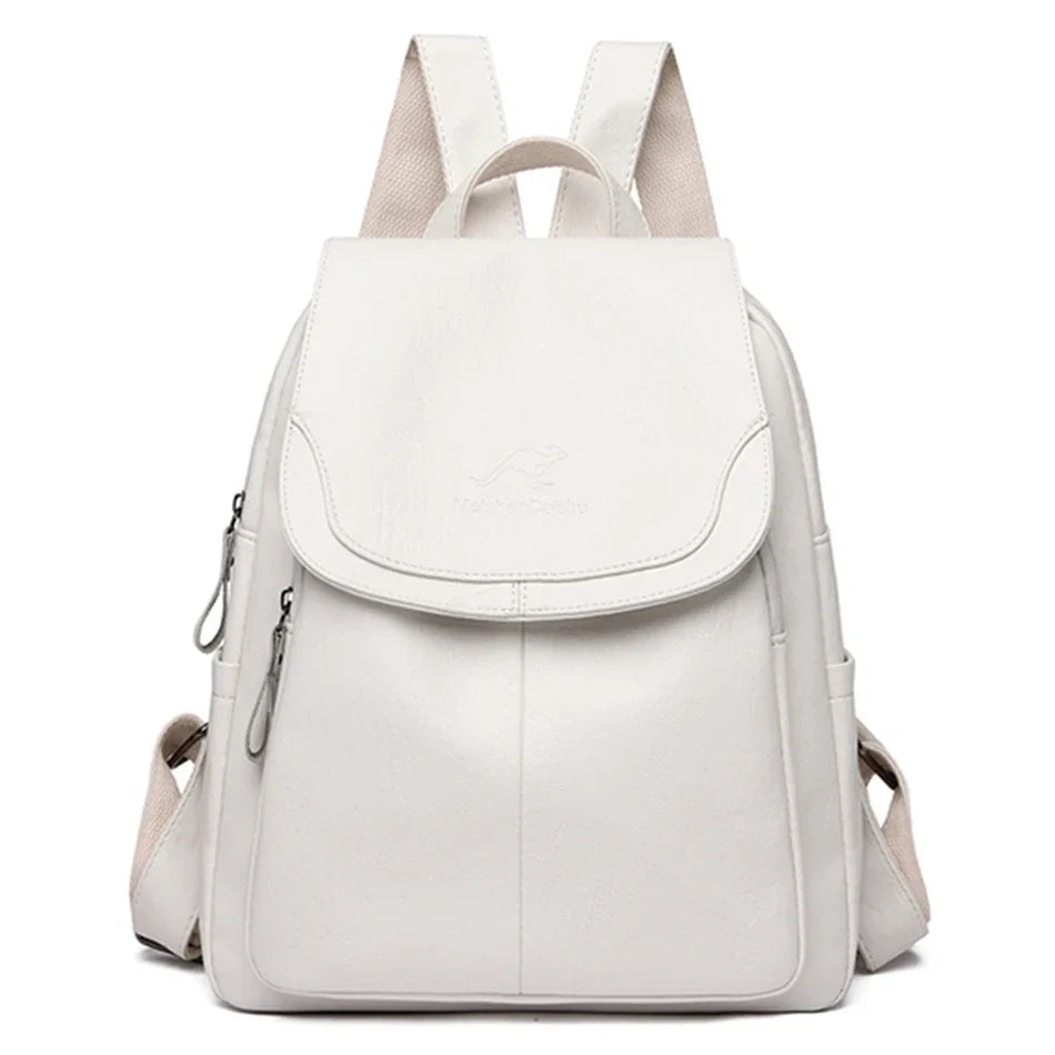 Women's Leather Backpack 3 Colors