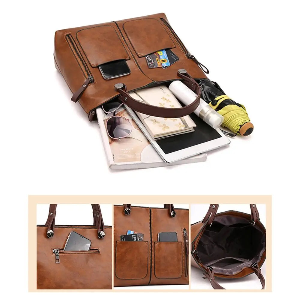 Large capacity shoulder bag 4 Colours