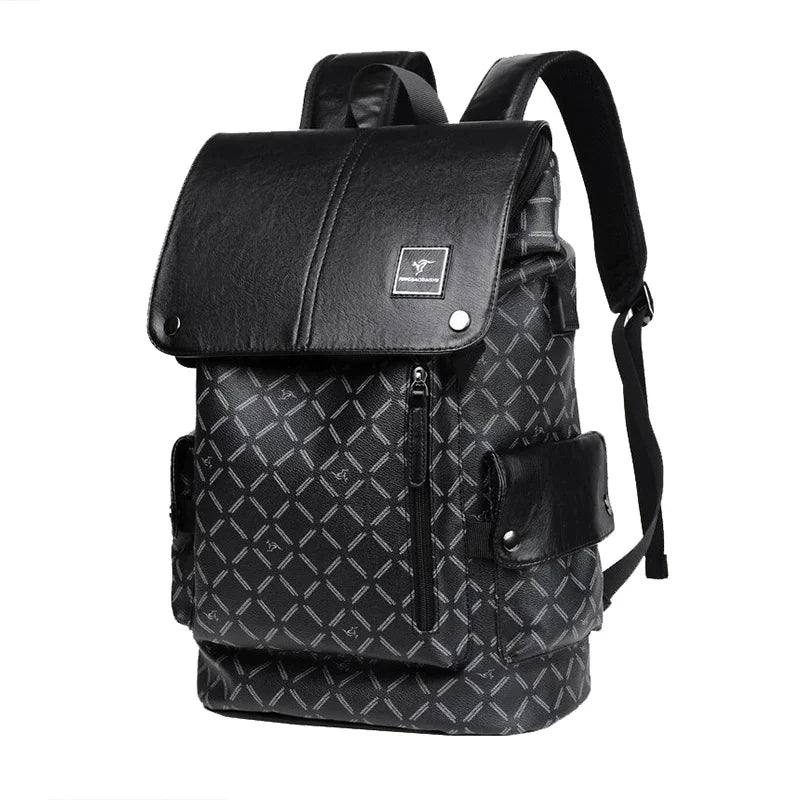 PU Leather Executive Laptop Backpack 2 Options