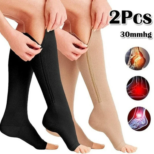 High elasticity nylon compression stocking 2 COLORS /S-XL