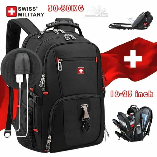 SWISS 17 inch Waterproof USB Backpack 6 Colours