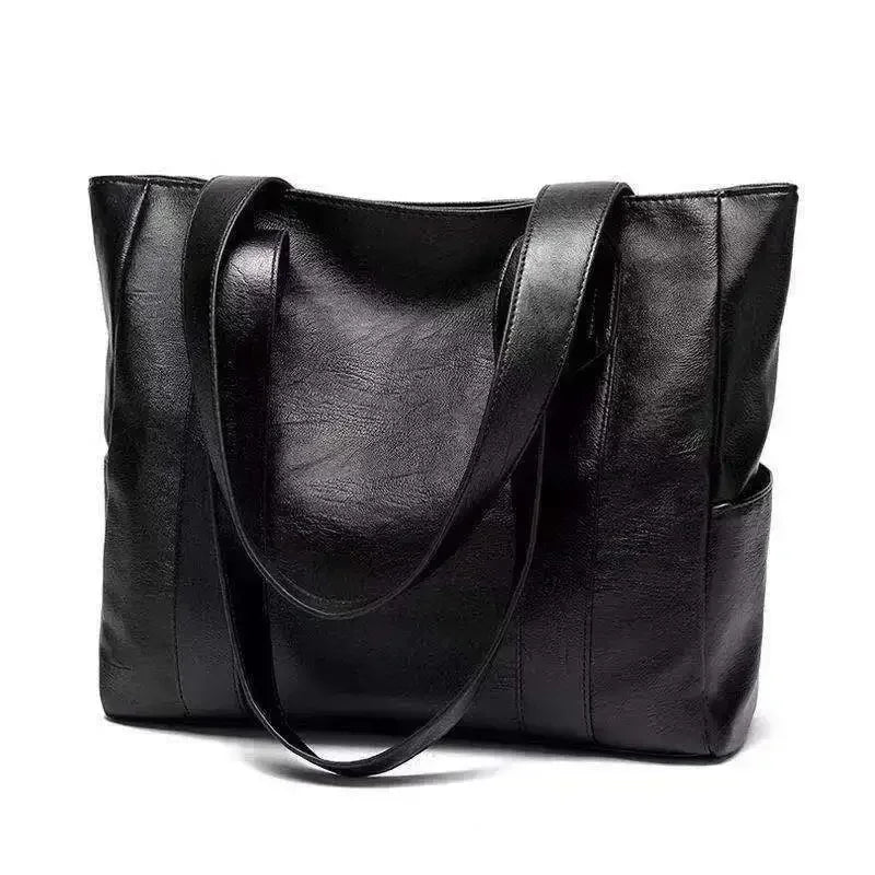 Classic soft leather large bag 4 Colors