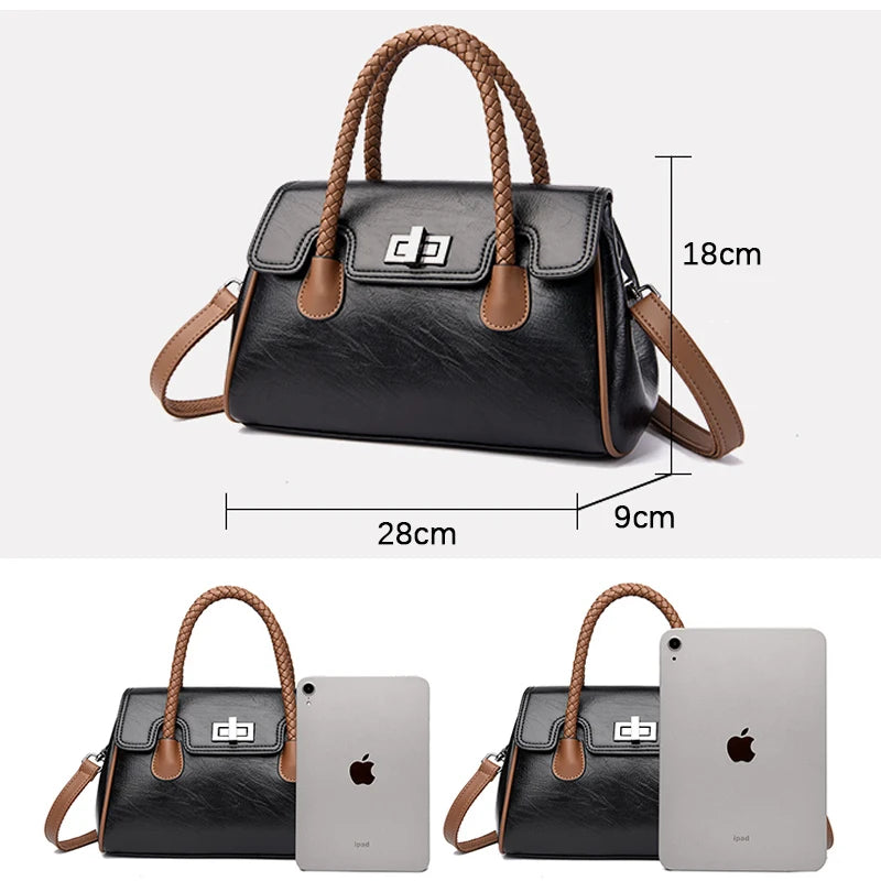 High quality soft leather bag 5 COLORS