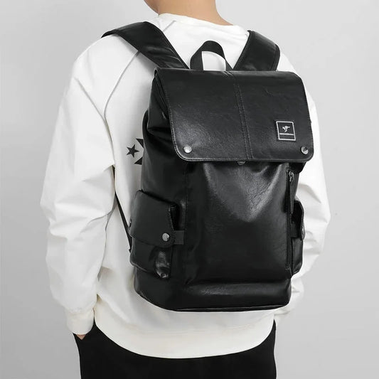 PU Leather Executive Laptop Backpack 2 Options