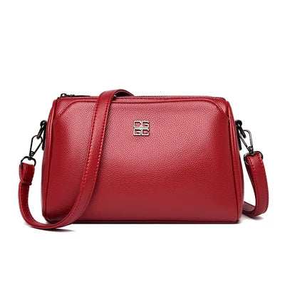 Solid Color PU Leather Handbags 4 COLORS